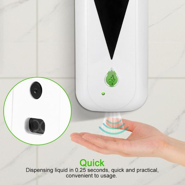 onever soap dispenser 1200ml automatic smarts sensor touchless abs sanitizer dispensador bottle for kitchen bathroom
onever soap dispenser 1200ml automatic smarts sensor touchless abs sanitizer dispensador bottle for kitchen bathroom