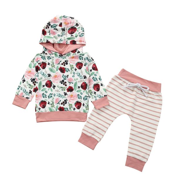 0-24m newborn kid baby girl floral clothes set hooded long sleeve striped pant suit elegant cute sweet spring outfit, White
0-24m newborn kid baby girl floral clothes set hooded long sleeve striped pant suit elegant cute sweet spring outfit, White