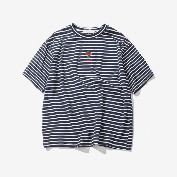 rose embroidery striped mens t shirt short sleeve 2018 summer hi-street oversized hip hop tshirt cotton tee shirts 2 colors newest, White;black
rose embroidery striped mens t shirt short sleeve 2018 summer hi-street oversized hip hop tshirt cotton tee shirts 2 colors newest, White;black