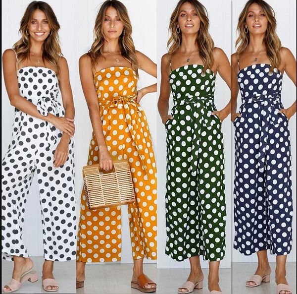 jumpsuit women 2019 summer polka dot women jumpsuit bodysuit backless wide leg rompers womens, Black;white
jumpsuit women 2019 summer polka dot women jumpsuit bodysuit backless wide leg rompers womens, Black;white