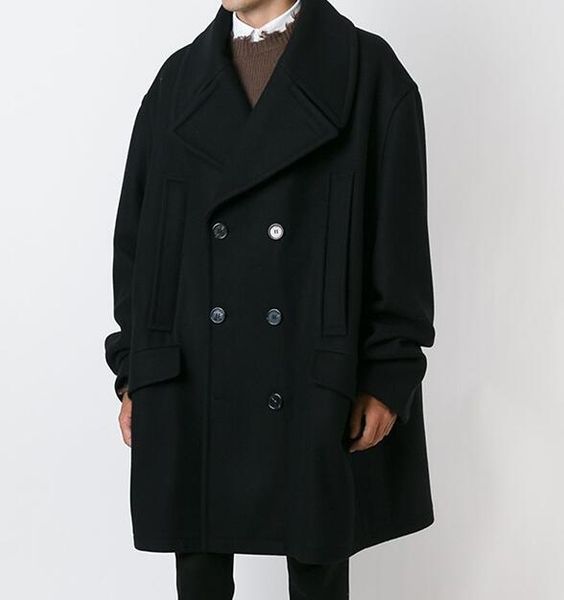 s-6xl 2019 spring men's new fashion personalized large size customizatio medium long loose double-breasted woolen coat, Black
s-6xl 2019 spring men's new fashion personalized large size customizatio medium long loose double-breasted woolen coat, Black