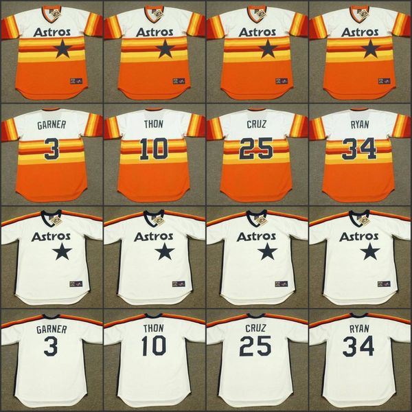 houston 3 phil garner 25 jose cruz 34 nolan ryan 10 dickie thon baseball jersey stitched, Black
houston 3 phil garner 25 jose cruz 34 nolan ryan 10 dickie thon baseball jersey stitched, Black