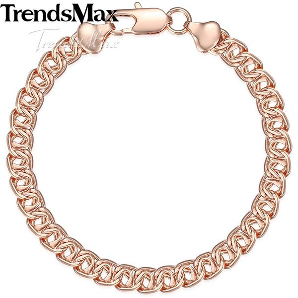 trendsmax women's bracelet 585 rose gold filled snail chain jewelry for women men 7mm 18cm 20cm 23cm gb293a, Black
trendsmax women's bracelet 585 rose gold filled snail chain jewelry for women men 7mm 18cm 20cm 23cm gb293a, Black