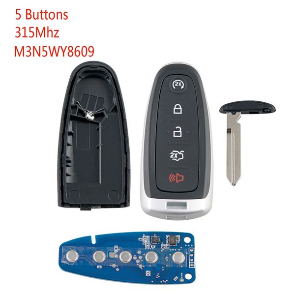 car smart remote key 5 buttons fit for 2011-14 edge focus escape m3n5wy8609 315mhz
car smart remote key 5 buttons fit for 2011-14 edge focus escape m3n5wy8609 315mhz
