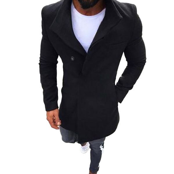 woolen coat man fashion men's winter warm slim fit trench coat jacket outwear d90528, Black
woolen coat man fashion men's winter warm slim fit trench coat jacket outwear d90528, Black