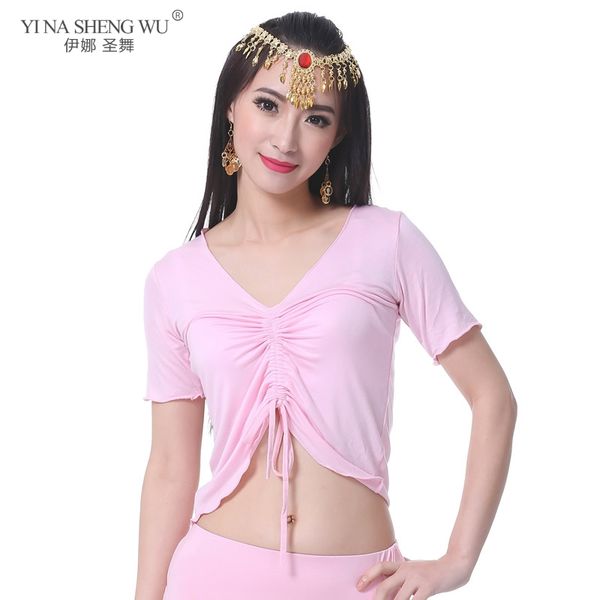 stage wear women cotton dance belly practice short sleeves bellydance costume accessories 9 colors sexy, Black;red
stage wear women cotton dance belly practice short sleeves bellydance costume accessories 9 colors sexy, Black;red