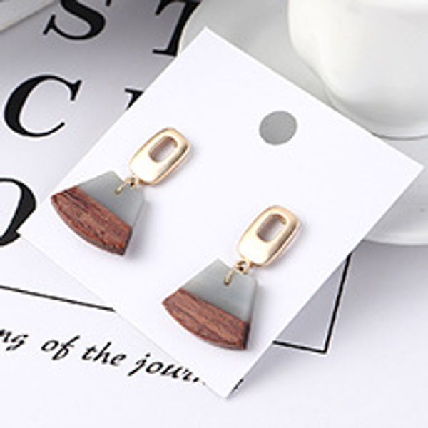 fashion jewelry vintage mixed color wood dangle stud earrings s594, Silver
fashion jewelry vintage mixed color wood dangle stud earrings s594, Silver