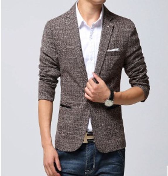 spring autumn men casual blazer suit mens cotton suit jacket slim fit men 's classic smart casual blazer for male, White;black
spring autumn men casual blazer suit mens cotton suit jacket slim fit men 's classic smart casual blazer for male, White;black