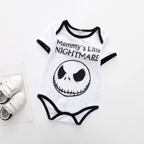 summer fashion baby boys halloween one-piece bodysuit mommy's little nightmare print baby gentleman jumpsuit clothes outfit ds9, White
summer fashion baby boys halloween one-piece bodysuit mommy's little nightmare print baby gentleman jumpsuit clothes outfit ds9, White