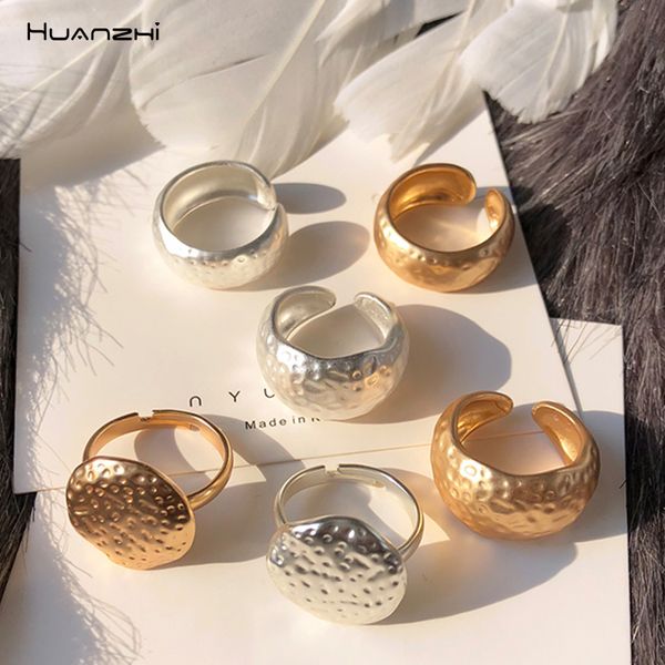 huanzhi 2019 korean new geometric surface bump irregular wafer matte opening metal ring for women men girls party retro jewelry, Golden;silver
huanzhi 2019 korean new geometric surface bump irregular wafer matte opening metal ring for women men girls party retro jewelry, Golden;silver