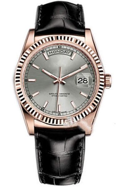 selling leather watchband sapphire classic generous double calendar 118139 36mm automatic mechanical light waterproof neutral watch, Slivery;brown
selling leather watchband sapphire classic generous double calendar 118139 36mm automatic mechanical light waterproof neutral watch, Slivery;brown