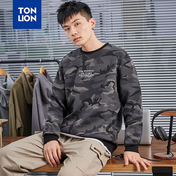 tonlion mens camouflage pullover no hood sweatshirts letter print sweatshirt o-neck clothes for male cool 2020 spring fashion, Black
tonlion mens camouflage pullover no hood sweatshirts letter print sweatshirt o-neck clothes for male cool 2020 spring fashion, Black