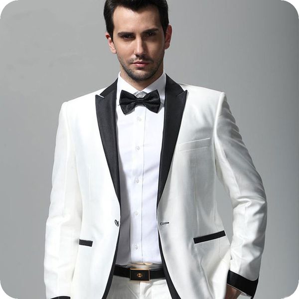latest designs white men suits groom tuxedos wedding man blazers 2piece (jacket+pants) slim fit costume homme black peaked lapel male coat, Black;gray
latest designs white men suits groom tuxedos wedding man blazers 2piece (jacket+pants) slim fit costume homme black peaked lapel male coat, Black;gray