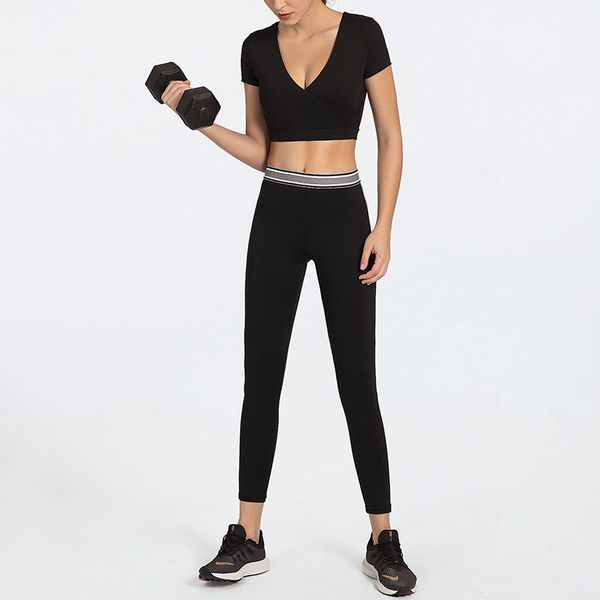peneran deep v yoga set 2020 workout clothes for women professional woman jogging fitness suit push up gym set black red stripe
peneran deep v yoga set 2020 workout clothes for women professional woman jogging fitness suit push up gym set black red stripe