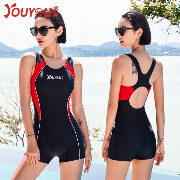 youyou female 2019 conservative belly covering skinny spring swimsuit one-piece sports professional swimsuit, White;black
youyou female 2019 conservative belly covering skinny spring swimsuit one-piece sports professional swimsuit, White;black
