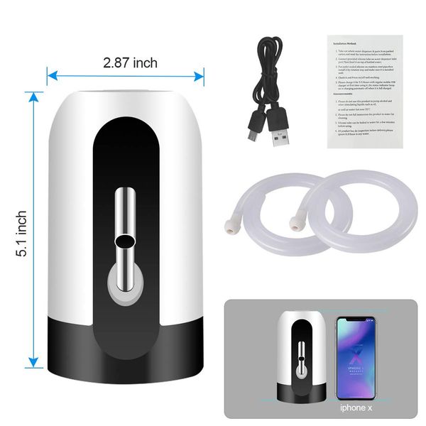 dropshipping automatic drinking water pump universal electric water dispenser with led button p666
dropshipping automatic drinking water pump universal electric water dispenser with led button p666