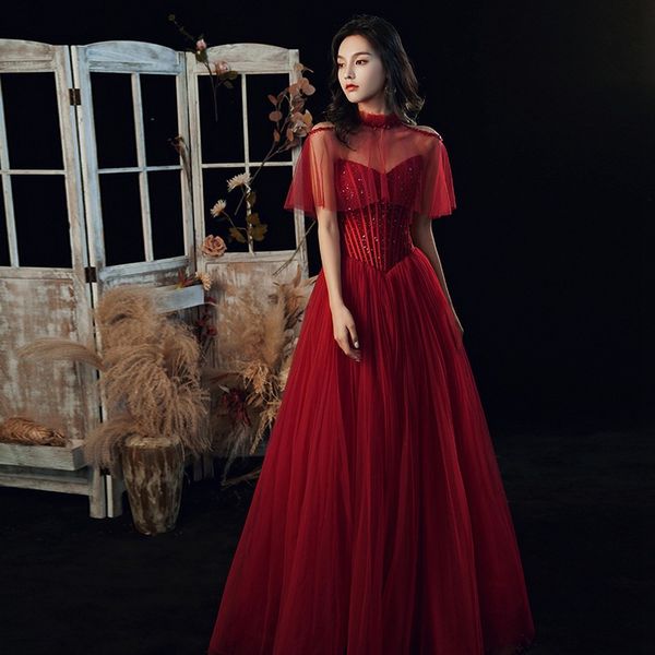 ethnic clothing burgundy female 2021 fashion beads handmade party dress woman spring summer beach maxi mesh dresses, Red
ethnic clothing burgundy female 2021 fashion beads handmade party dress woman spring summer beach maxi mesh dresses, Red