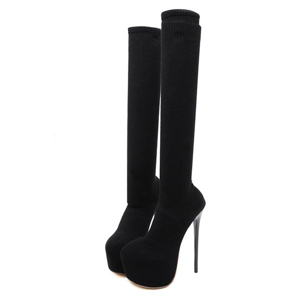 platform heels boots woman over knee winter boot womens black knitting shoes thigh high socks boots lady shoes
platform heels boots woman over knee winter boot womens black knitting shoes thigh high socks boots lady shoes
