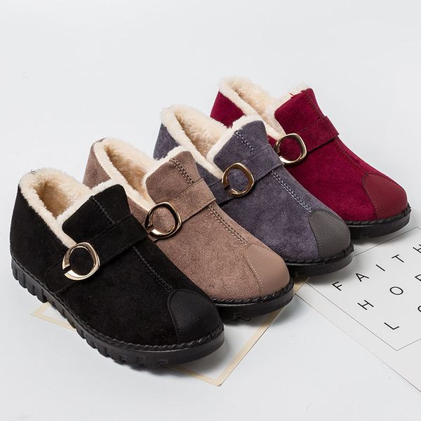 women's 2019 autumn and winter new cotton shoes flat non-slip warm mother shoes korean fashion women's, Black
women's 2019 autumn and winter new cotton shoes flat non-slip warm mother shoes korean fashion women's, Black