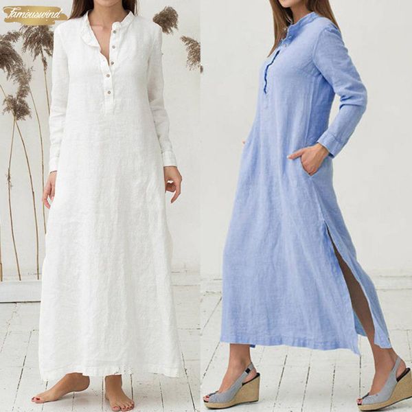womens dress cotton kaftan long sleeve plain casaul dress oversized maxi long shirt dress women designer clothes, Black;gray
womens dress cotton kaftan long sleeve plain casaul dress oversized maxi long shirt dress women designer clothes, Black;gray