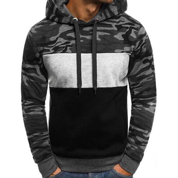 m-5xl hoodie men's fleece hooded sweatshirts youth trendy pullover men camouflage spliced hoodies casual slim large size, Black
m-5xl hoodie men's fleece hooded sweatshirts youth trendy pullover men camouflage spliced hoodies casual slim large size, Black