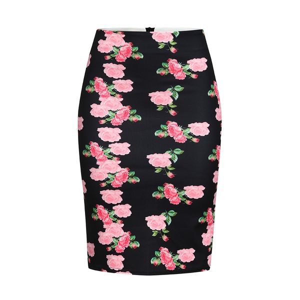 summer autumn skirts 2019 women's casual flower floral printing high waist classic bodycon slim pencil black skirt jupe femme 41
summer autumn skirts 2019 women's casual flower floral printing high waist classic bodycon slim pencil black skirt jupe femme 41