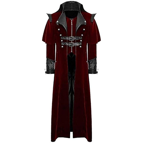 vintage steampunk long coats men royal style vampire cosplay costume nice design men retro gothic coat tailcoat, Tan;black
vintage steampunk long coats men royal style vampire cosplay costume nice design men retro gothic coat tailcoat, Tan;black