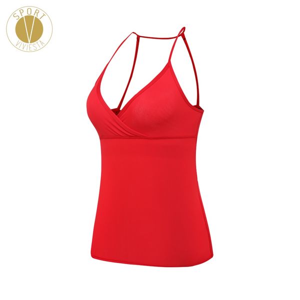 skinny-strap tank with shelf bra women's yoga run active open back leisure built-in support pad cup sports clothing top, White;red
skinny-strap tank with shelf bra women's yoga run active open back leisure built-in support pad cup sports clothing top, White;red