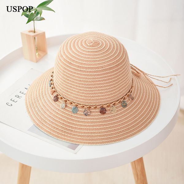 uspop 2019 women straw hats fashion breathable cotton linen sun hats casual female stone chain decoration beach hat, Blue;gray
uspop 2019 women straw hats fashion breathable cotton linen sun hats casual female stone chain decoration beach hat, Blue;gray