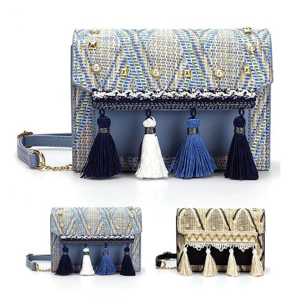 2020 new ethnic summer women shoulder bag fashion pearl tassel decor crossbody bags satchel bag for women beach
2020 new ethnic summer women shoulder bag fashion pearl tassel decor crossbody bags satchel bag for women beach