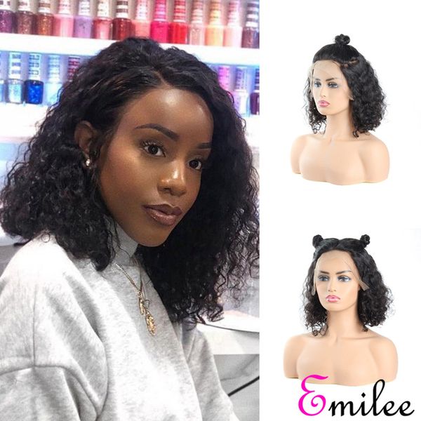 emilee half lace curly wig human remy hair bob wig peruvian hair 12 inch curly wave bob wigs with baby hair, Black;brown
emilee half lace curly wig human remy hair bob wig peruvian hair 12 inch curly wave bob wigs with baby hair, Black;brown