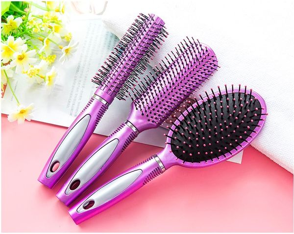 hair curler straight hair bangs styling professional barber shop modeling cylinder comb detangling brush air cushion comb, Silver
hair curler straight hair bangs styling professional barber shop modeling cylinder comb detangling brush air cushion comb, Silver