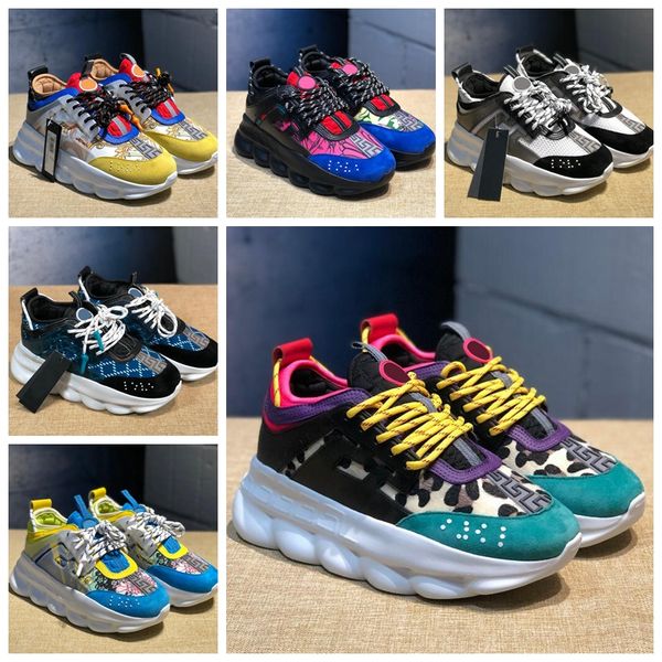 2019 chain reaction fashion luxury designer shoes trainer lightweight link-embossed sole mesh rubber leather men women casual shoes sport, Black
2019 chain reaction fashion luxury designer shoes trainer lightweight link-embossed sole mesh rubber leather men women casual shoes sport, Black