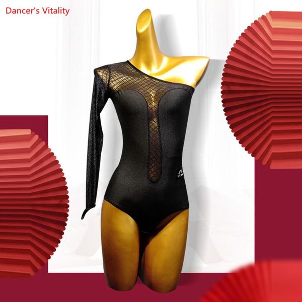 oriental dance latin dance suit new jumpsuit oblique shoulder long sleeve jumpsuit black dress, Black;red
oriental dance latin dance suit new jumpsuit oblique shoulder long sleeve jumpsuit black dress, Black;red