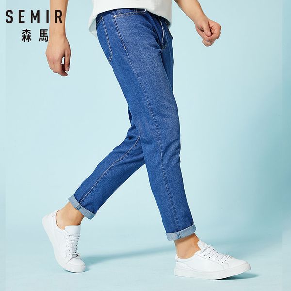 semir jeans for men slim fit pants classic 2020 jeans male denim jeans designer trousers casual skinny straight elasticity pants cx200610, Blue
semir jeans for men slim fit pants classic 2020 jeans male denim jeans designer trousers casual skinny straight elasticity pants cx200610, Blue