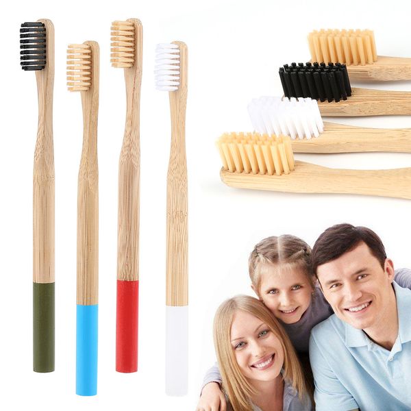 dropship 1pc/2pcs/4pcs bamboo toothbrush with round bamboo handle low-carbon soft bristle eco-friendly toothbrush
dropship 1pc/2pcs/4pcs bamboo toothbrush with round bamboo handle low-carbon soft bristle eco-friendly toothbrush
