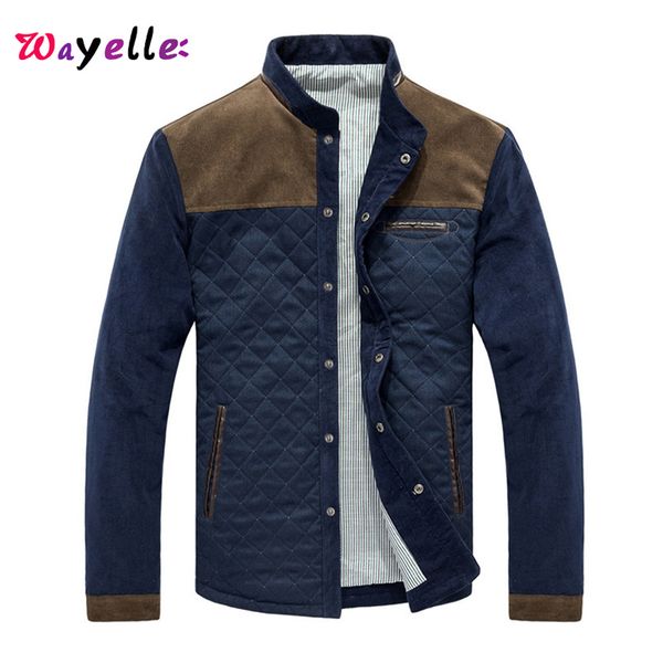 2019 autumn patchwork men's jacket baseball uniform slim casual coat single breasted simple coats male outerwear, Black;brown
2019 autumn patchwork men's jacket baseball uniform slim casual coat single breasted simple coats male outerwear, Black;brown