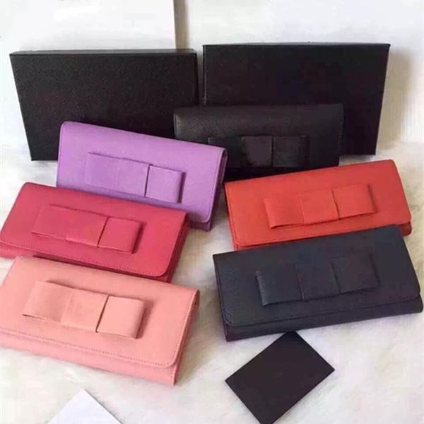 designer-bow style excellent quality brand designer genuine leather wallet women luxury hangbags clutch purse ing, Red;black
designer-bow style excellent quality brand designer genuine leather wallet women luxury hangbags clutch purse ing, Red;black