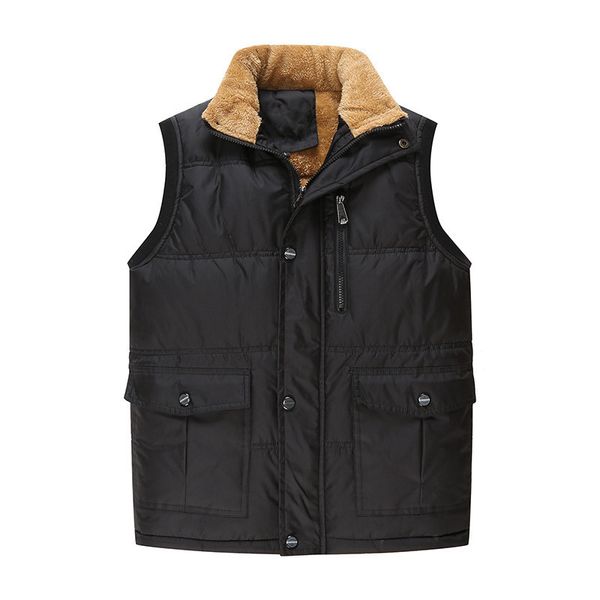 2019 autumn winter men coat warm sleeveless jacket casual men vest coat fleece black blue thick waistcoat big size 5xl, Black;white
2019 autumn winter men coat warm sleeveless jacket casual men vest coat fleece black blue thick waistcoat big size 5xl, Black;white