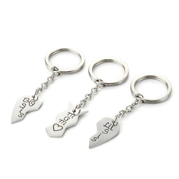 Heart Keyring Engraved mom big sis lil sis For Mom and Daughter Stainless Steel Keychain Ring
Heart Keyring Engraved mom big sis lil sis For Mom and Daughter Stainless Steel Keychain Ring