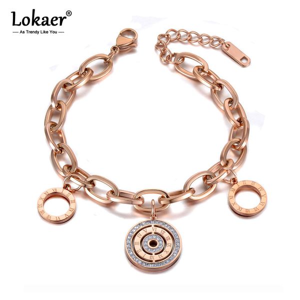 lokaer trendy cz crystal roman numerals bracelet bangle for women stainless steel link chain bohemia summer beach jewelry b19122, Golden;silver
lokaer trendy cz crystal roman numerals bracelet bangle for women stainless steel link chain bohemia summer beach jewelry b19122, Golden;silver