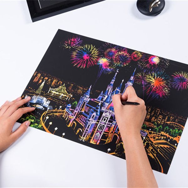 colorful urban series urban night scratch paintings landscape scraping paintings around the world creative birthday gifts
colorful urban series urban night scratch paintings landscape scraping paintings around the world creative birthday gifts