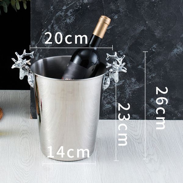 5l deer head ice bucket european retro champagne bucket stainless steel plating ice wine red ice buckets other bar products
5l deer head ice bucket european retro champagne bucket stainless steel plating ice wine red ice buckets other bar products