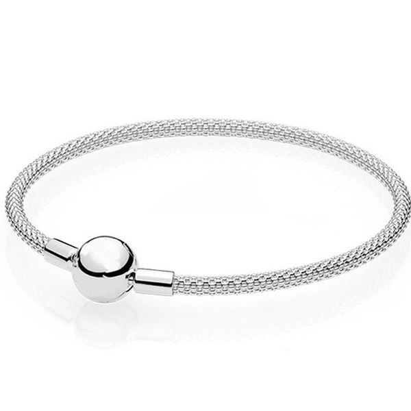 original snake chain basic ball clasp mesh bracelet bangle fit women 925 sterling silver bangle bead charm diy europe jewelry, Black
original snake chain basic ball clasp mesh bracelet bangle fit women 925 sterling silver bangle bead charm diy europe jewelry, Black
