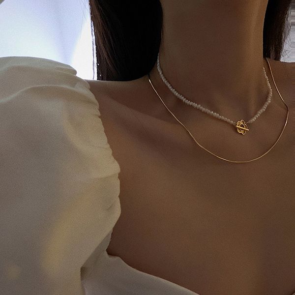 peri'sbox natural freshwater pearl flower charm necklace toggle clasp 925 sterling silver necklaces for women snake bone chokers, Golden;silver
peri'sbox natural freshwater pearl flower charm necklace toggle clasp 925 sterling silver necklaces for women snake bone chokers, Golden;silver