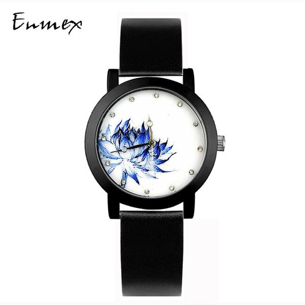 lady gift enmex stainless steel band lotus chic style original design magnet watch clasp quartz watche, Slivery;brown
lady gift enmex stainless steel band lotus chic style original design magnet watch clasp quartz watche, Slivery;brown