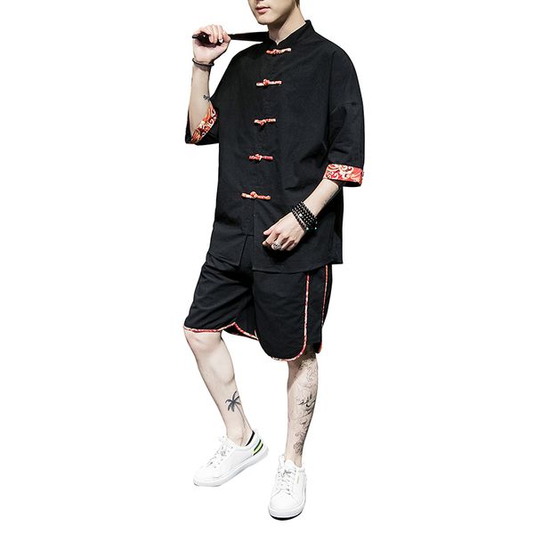 2pcs chinese plus size 5xl linen lucky cloud half sleeve retro men asia clothing suit summer tang loose shirts set, Gray
2pcs chinese plus size 5xl linen lucky cloud half sleeve retro men asia clothing suit summer tang loose shirts set, Gray