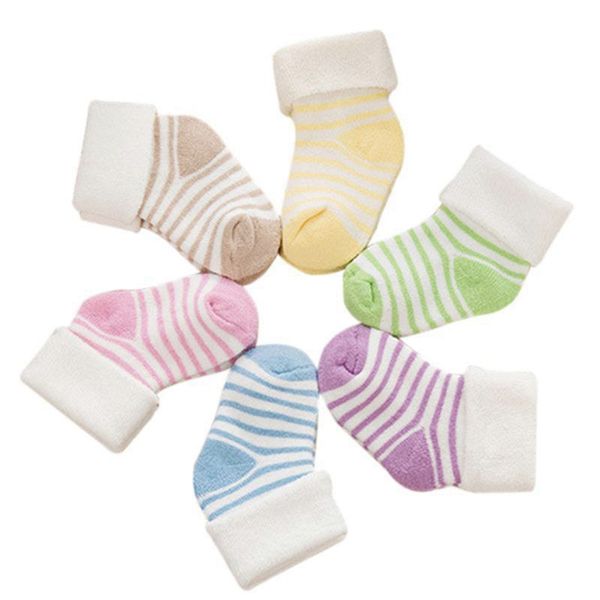 6pairs winter warm thicken cotton newborn baby girls boys stripe side terry socks, Pink;yellow
6pairs winter warm thicken cotton newborn baby girls boys stripe side terry socks, Pink;yellow