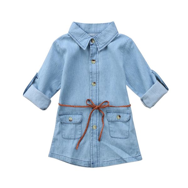 denim dress for girl toddler princess long sleeve dress kids baby party wedding pageant denim dresses spring autumn dresses 2-7t, Red;yellow
denim dress for girl toddler princess long sleeve dress kids baby party wedding pageant denim dresses spring autumn dresses 2-7t, Red;yellow