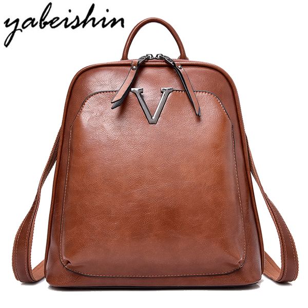 2018 women leather backpacks vintage female shoulder bag sac ladies travel bagpack school bags for girls mochilas
2018 women leather backpacks vintage female shoulder bag sac ladies travel bagpack school bags for girls mochilas
